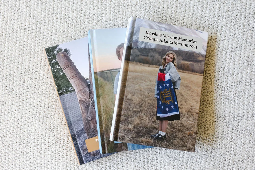 Three My Missionary books fanned out
